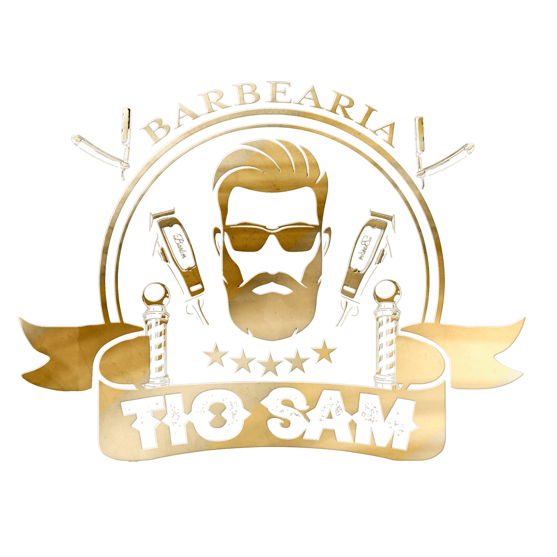 Logo Barbearia Tio Sam